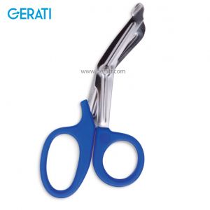 Gerati Nursing Utility EMT Scissors Blue
