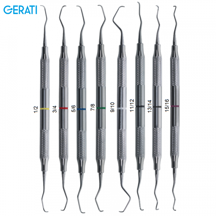Area Specific Curettes Gracey Dental Curettes Set GERATI